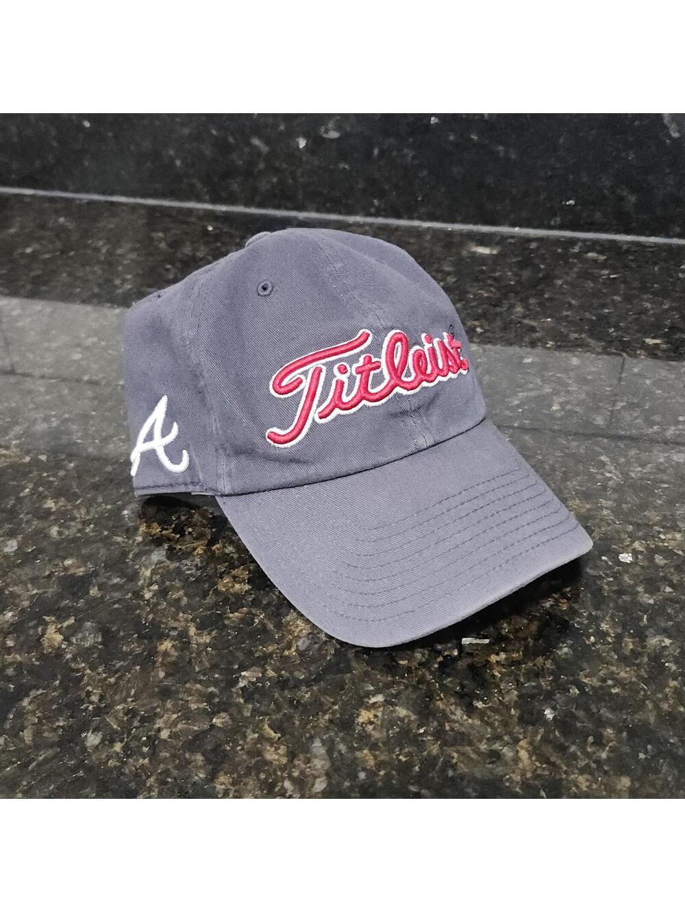 Titleist 47 Atlanta Braves Golf Hat Cap Strapback Preppy Casual Beach Summer